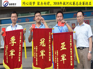 同心逐夢，聚力向前，廣業電子2018年度拔河比賽圓滿舉行